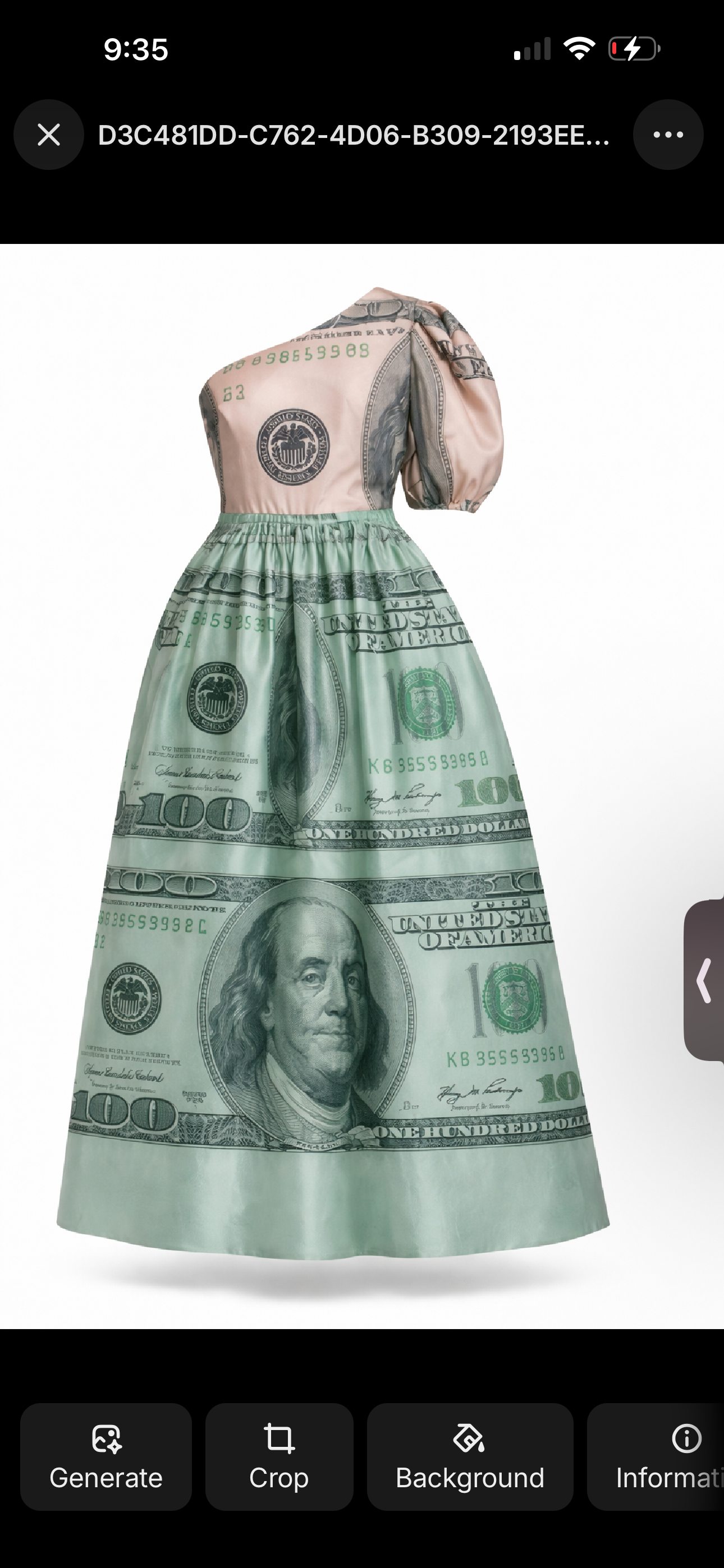 One Shoulder Manifestion Dress